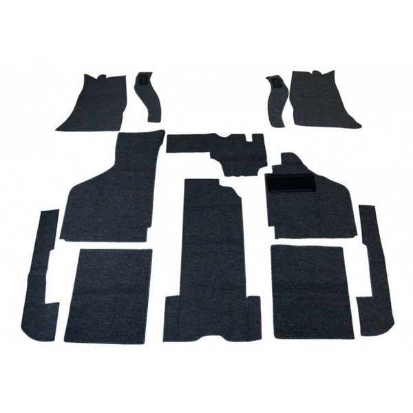 Ghia Sedan 1956-68, RHD Carpet Kit 20pc. (With Footrest)